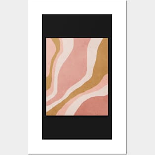 Abstract stripes, Retro, Mid century art Posters and Art